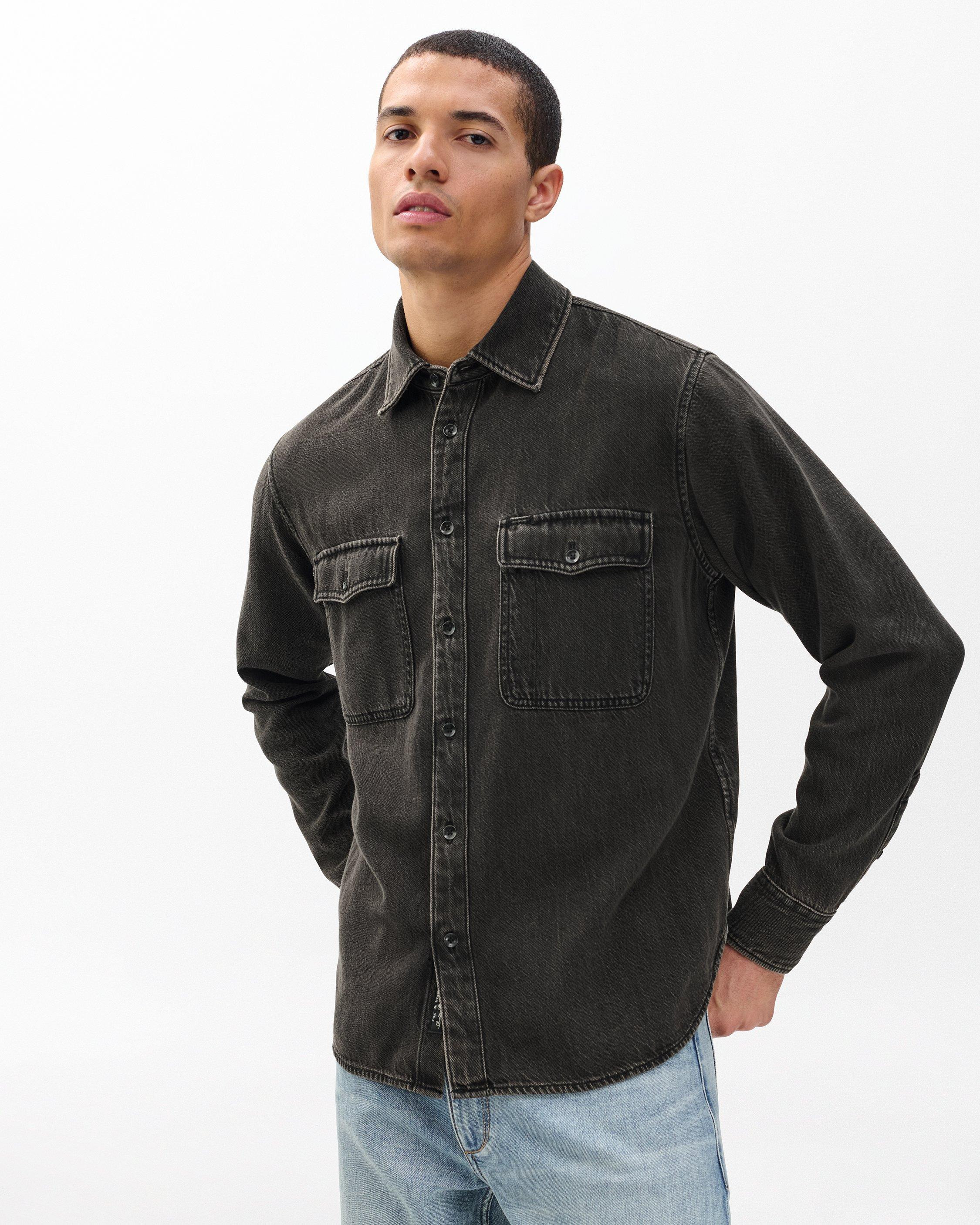 Jack Infuse Denim Shirt
Ultra Featherweight in Infuse Brown Black - 2