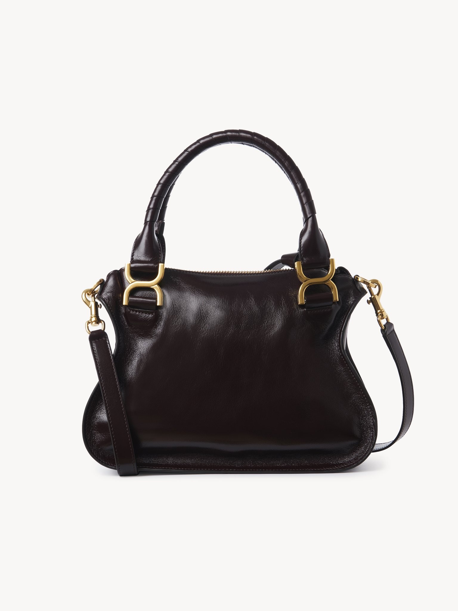 SMALL MARCIE BAG IN SHINY LEATHER - 5
