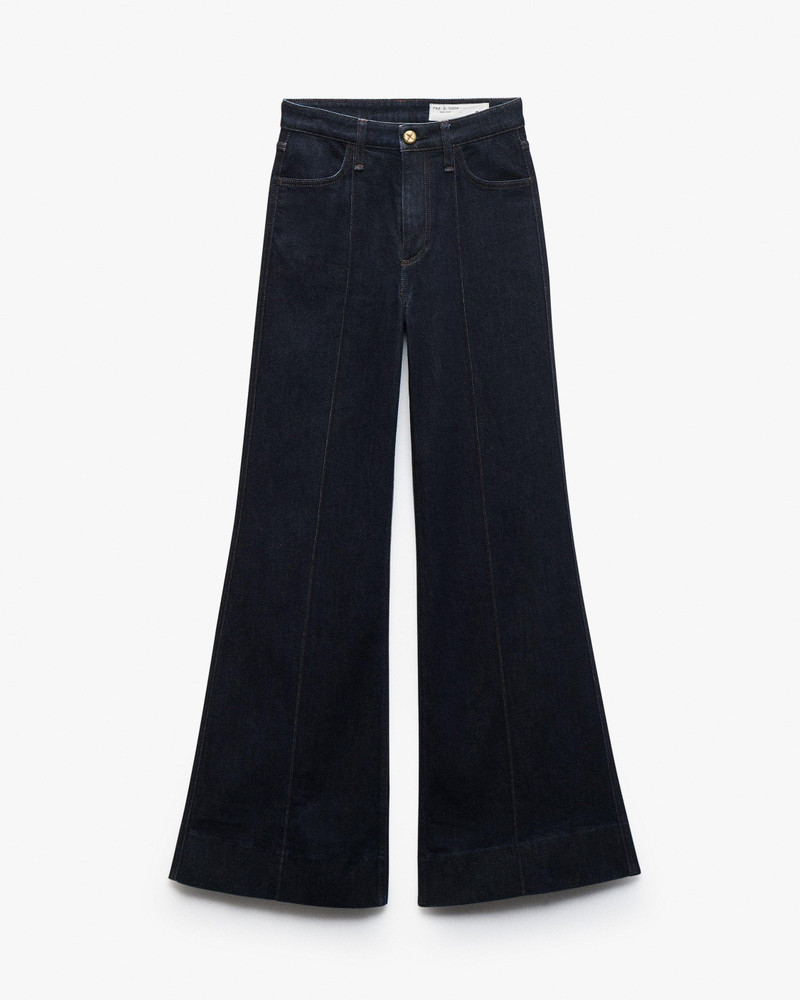 Skylar Wide-Leg Jeans Lightweight Rigid in Rinse 1