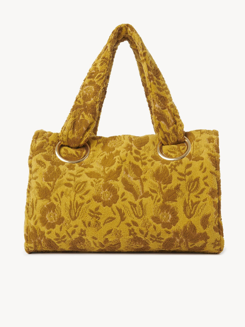 LARGE CHLOÉ PLAGE TOTE BAG IN JACQUARD TERRY 4
