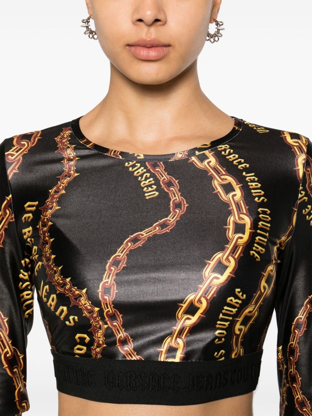 Chain Couture crop top - 5