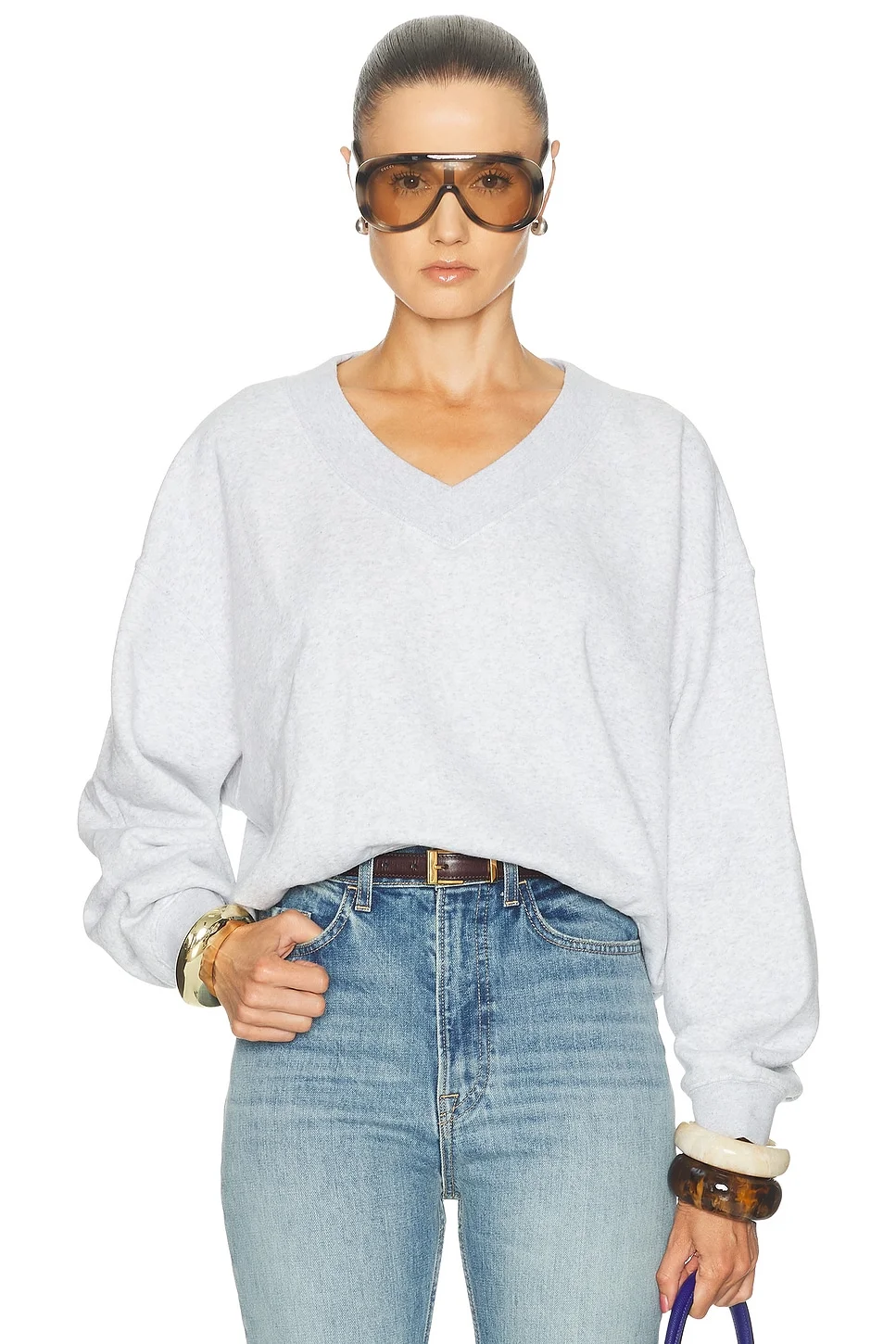 Baptown V-Neck Sweatshirt - 1