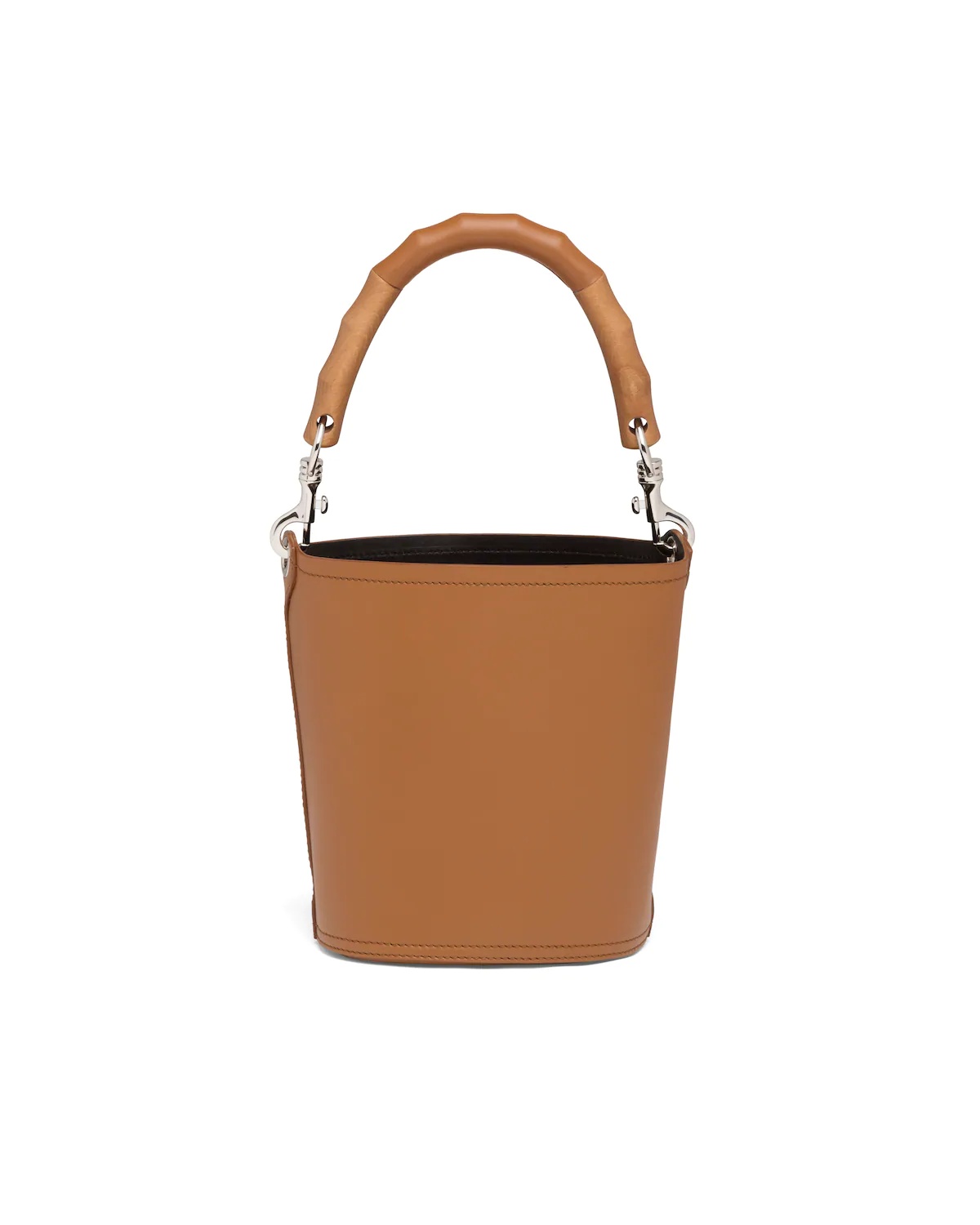 Leather Prada Tambour Bucket Bag - 4