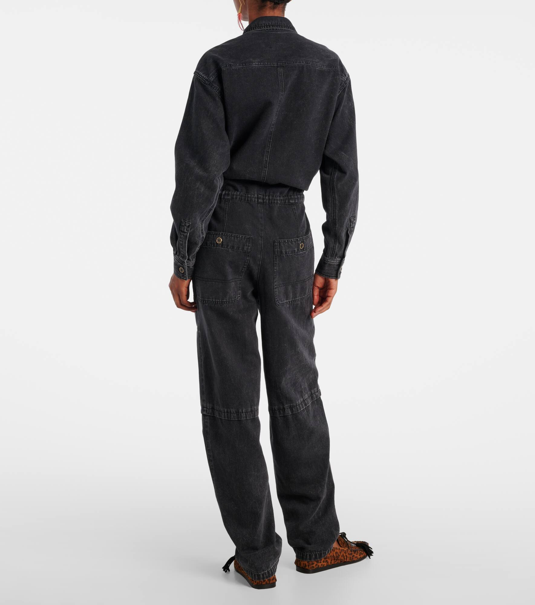 Denim jumpsuit - 3