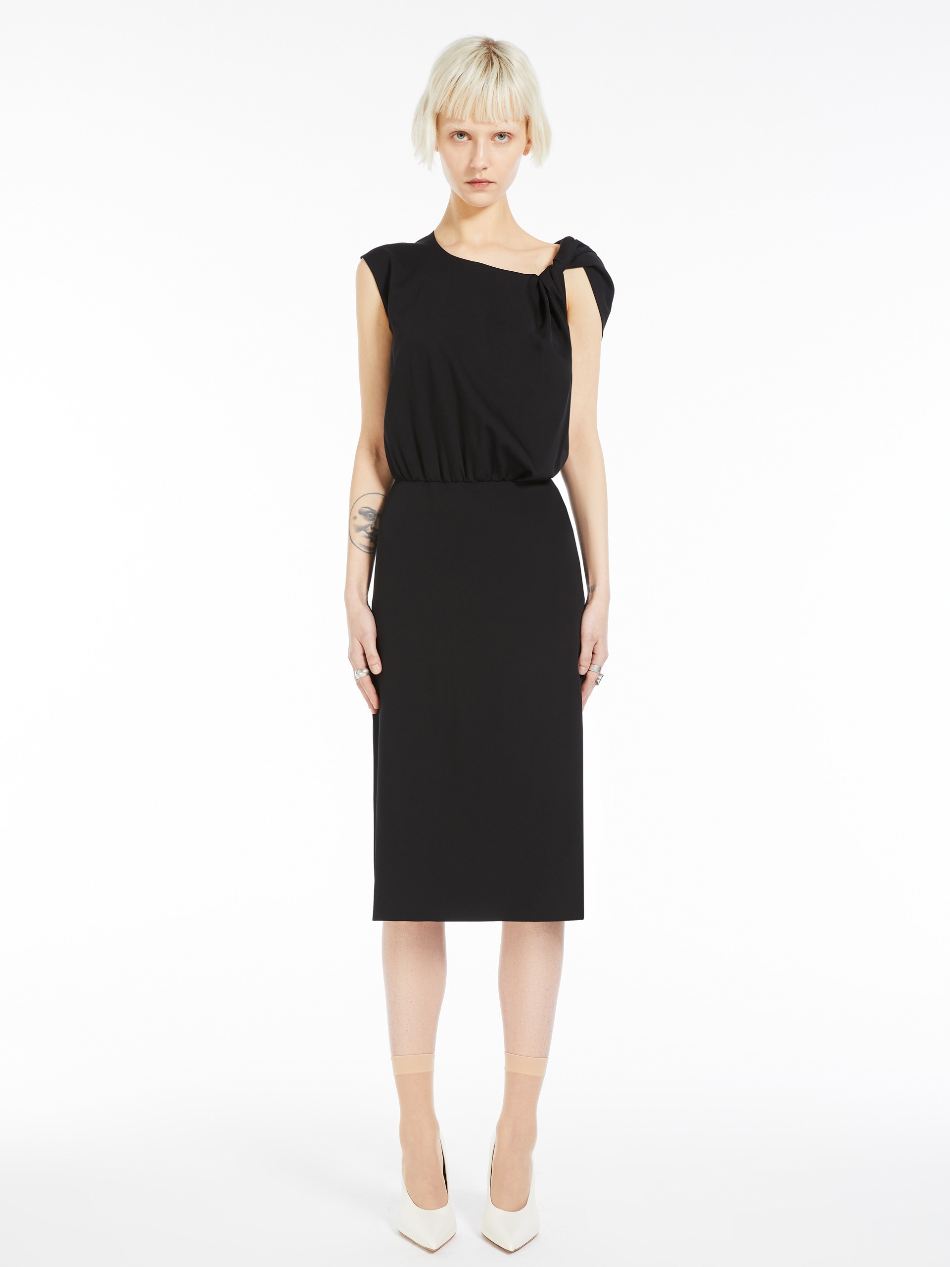 CRIS Sleeveless torchon dress - 3