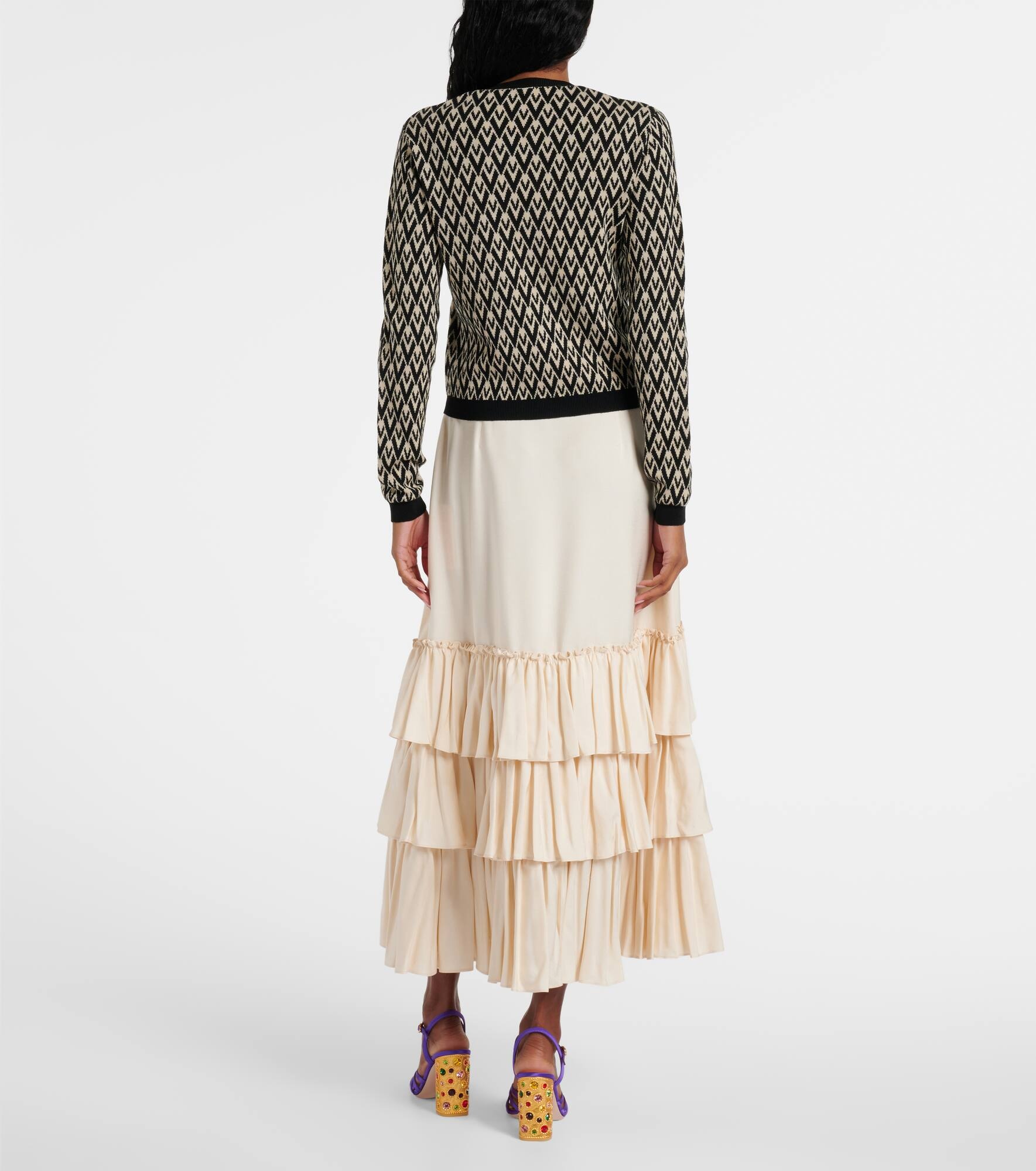 Toute La V virgin wool cardigan - 3
