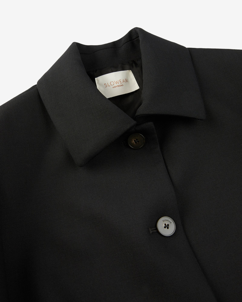 Regular fit jacket in two way stretch wool 6