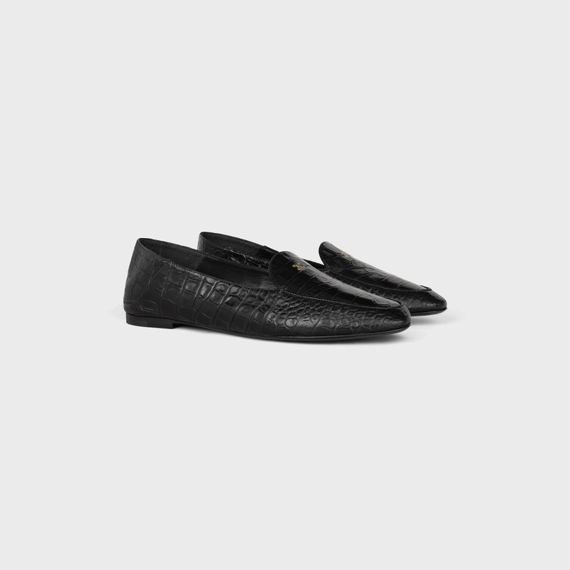 AURA LOAFER IN CROCODILE STAMPED LAMBSKIN 6