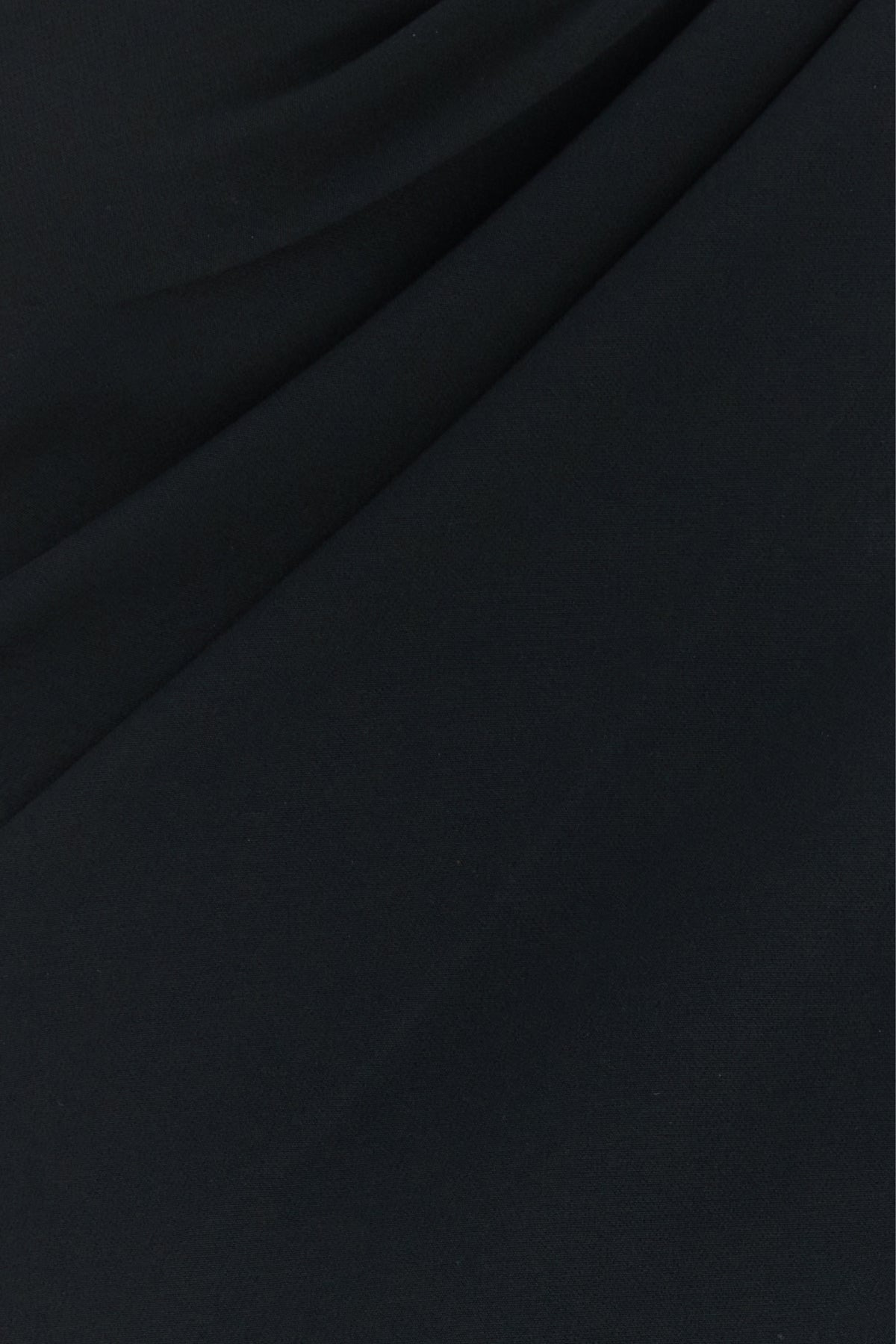 Black stretch polyester blend dress - 5