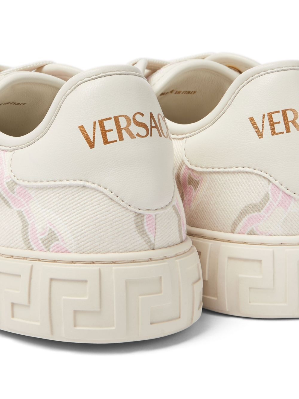 Chain Stripes Greca sneakers - 5
