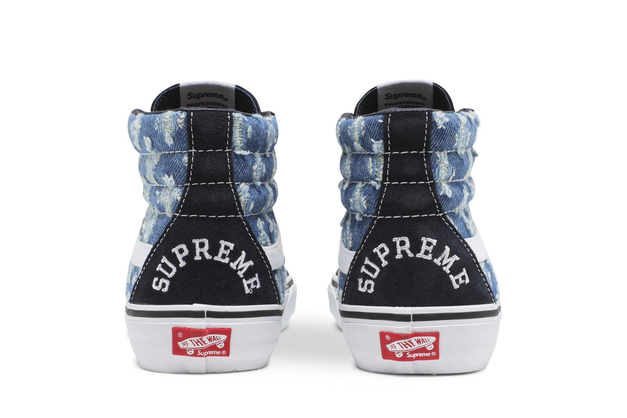 Supreme x Sk8-Hi 'Blue Hole Punch Denim' - 6