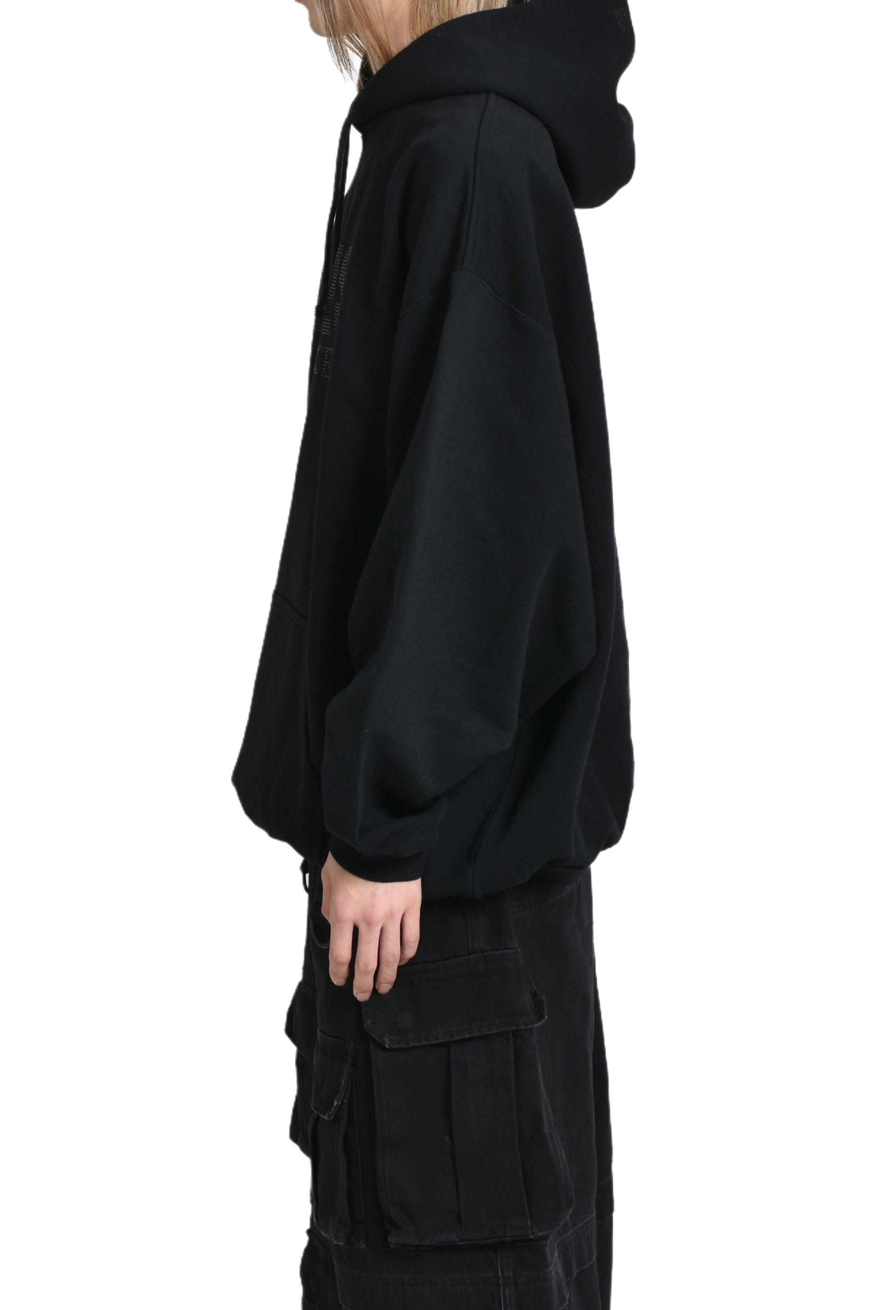 CRYSTAL PARIS HOODIE / BLK - 3