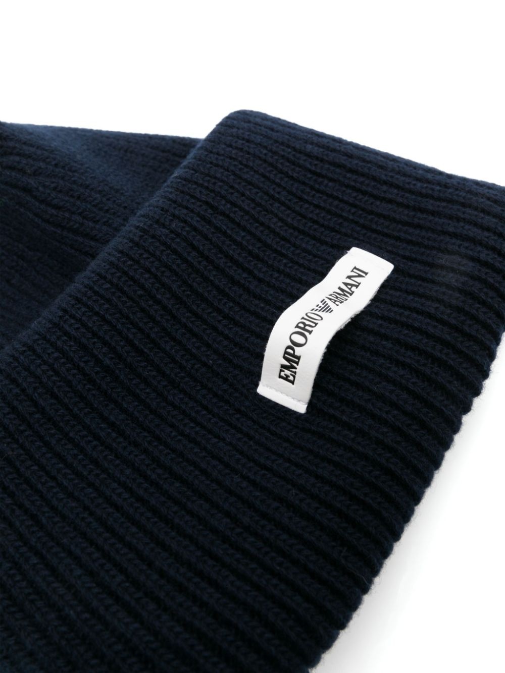 logo-patch chunky-knit beanie - 2