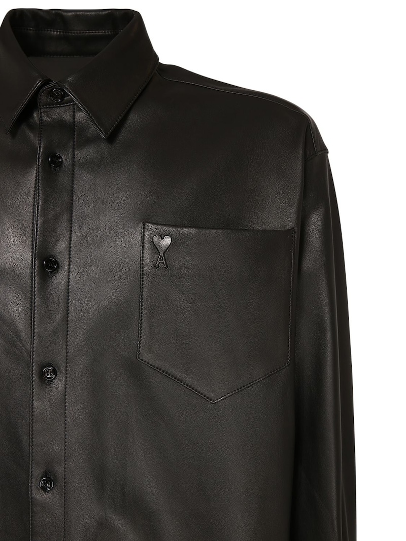 ADC leather overshirt - 2