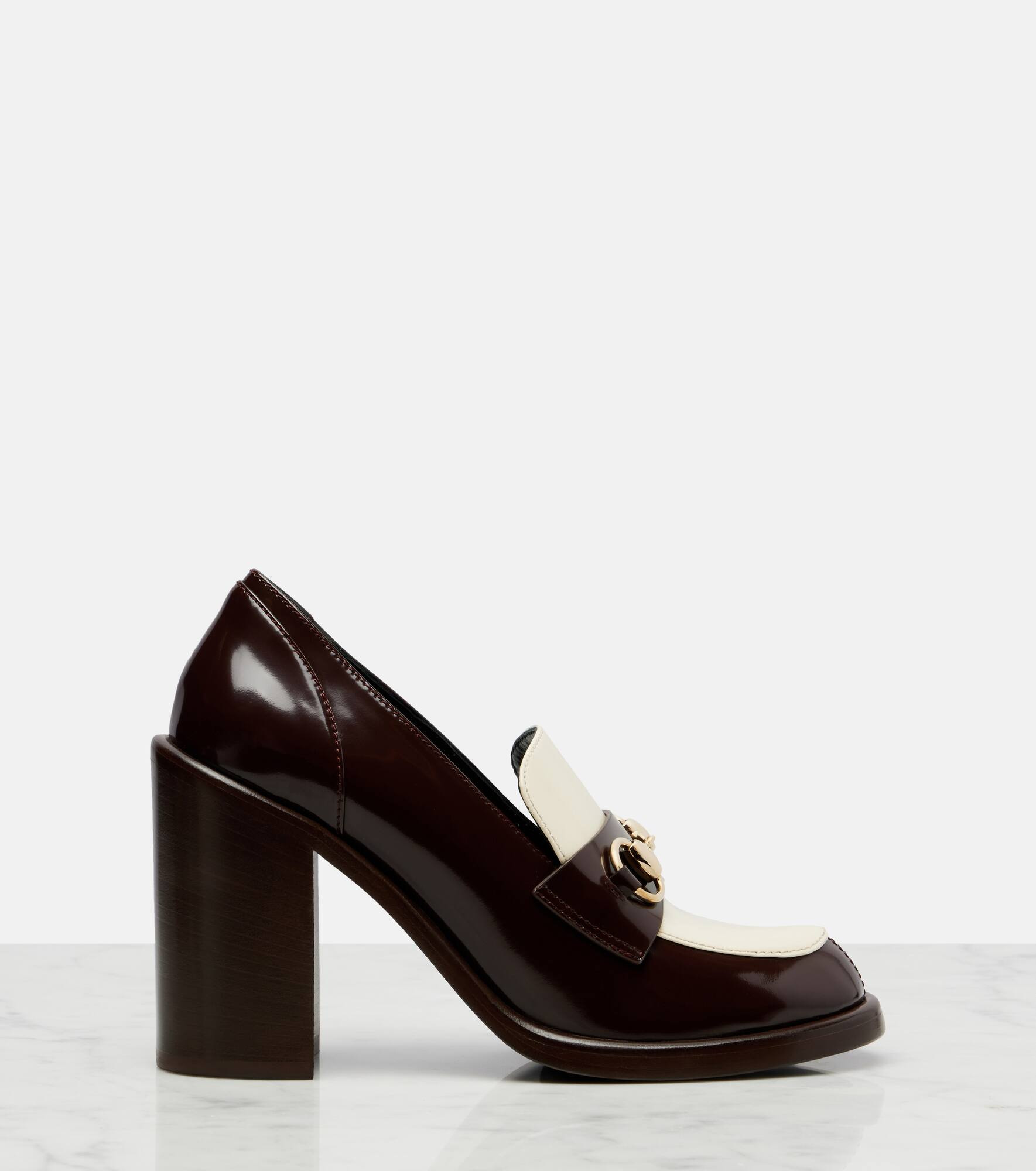 Savoy Horsebit leather loafer pumps - 4