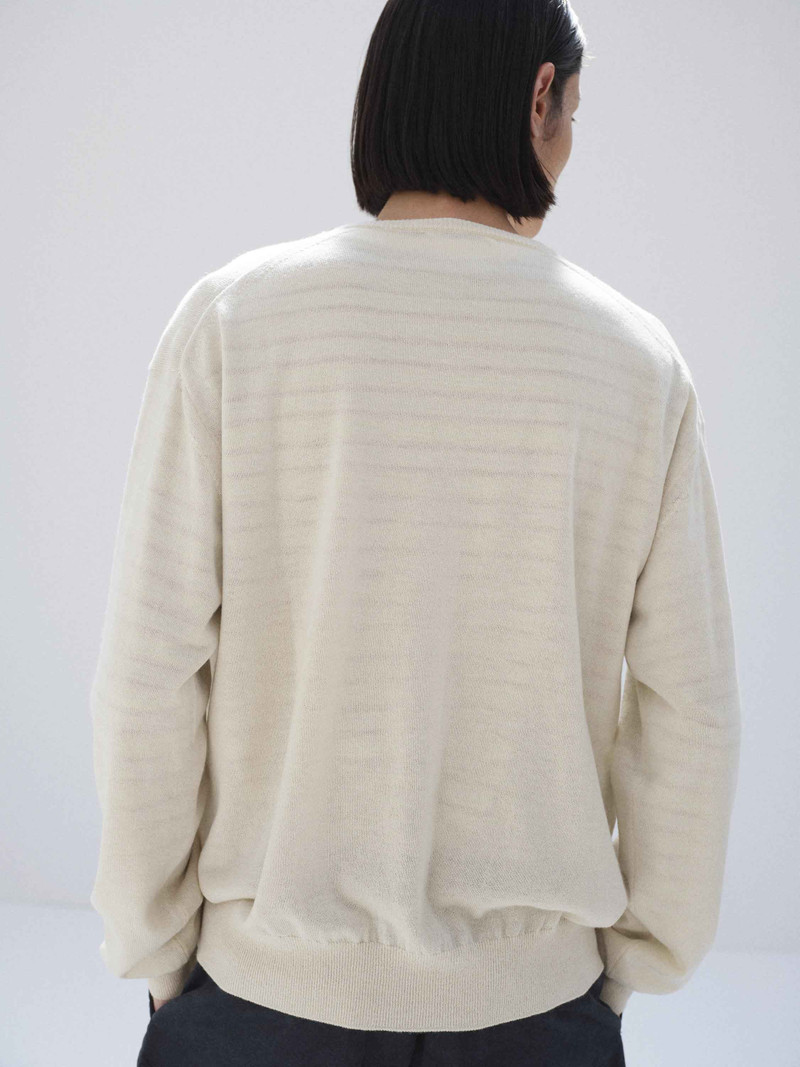 CASHMERE HARD TWIST KNIT CARDIGAN 4