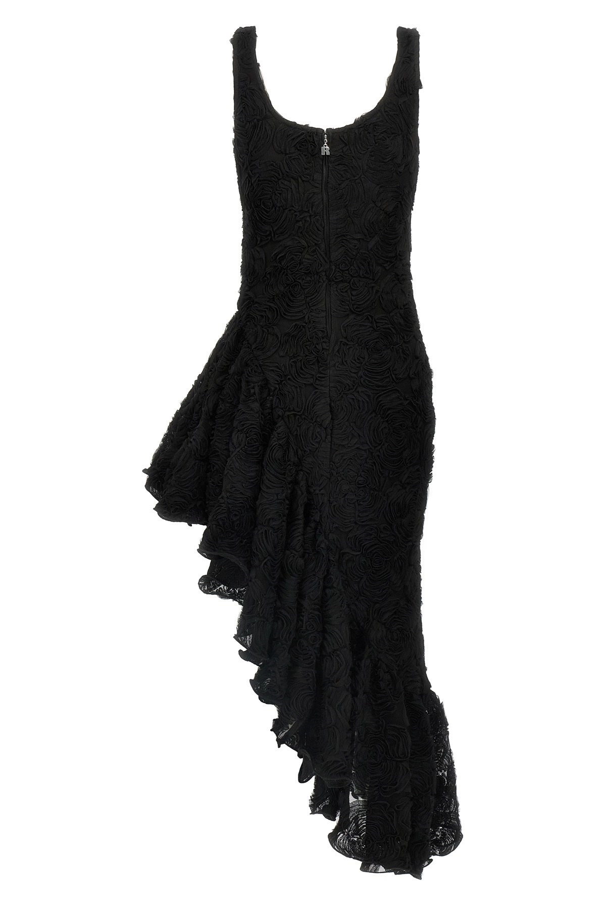 'Flower mesh ruffle' dress - 2