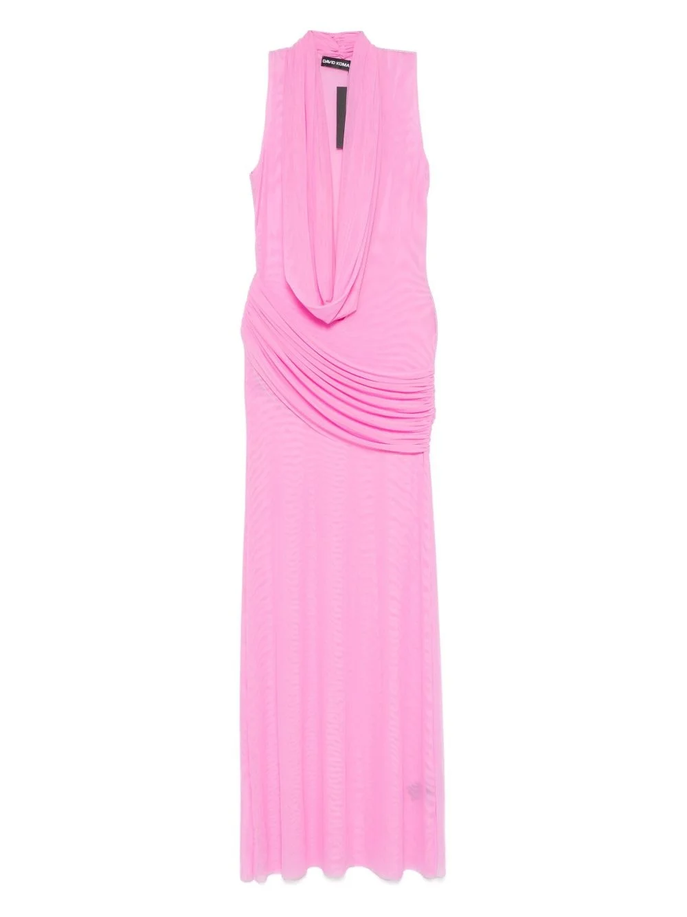 semi-sheer maxi gown - 1