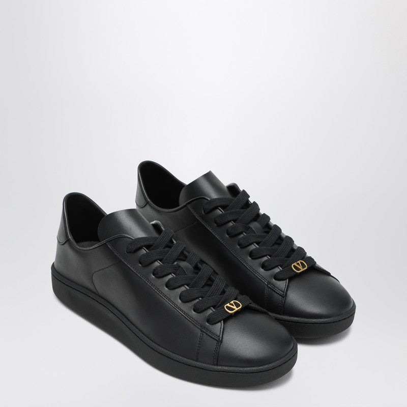 Valentino Garavani Black Leather Royco Sneakers Men - 1