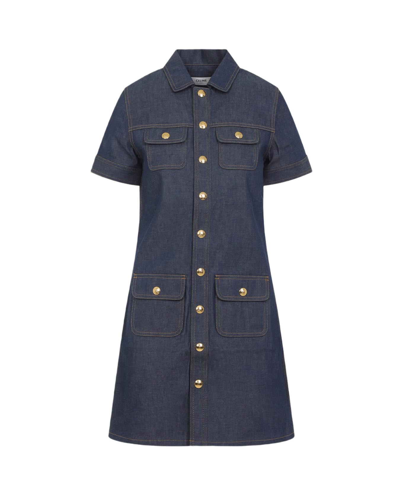 Cotton Mini Dress - 1