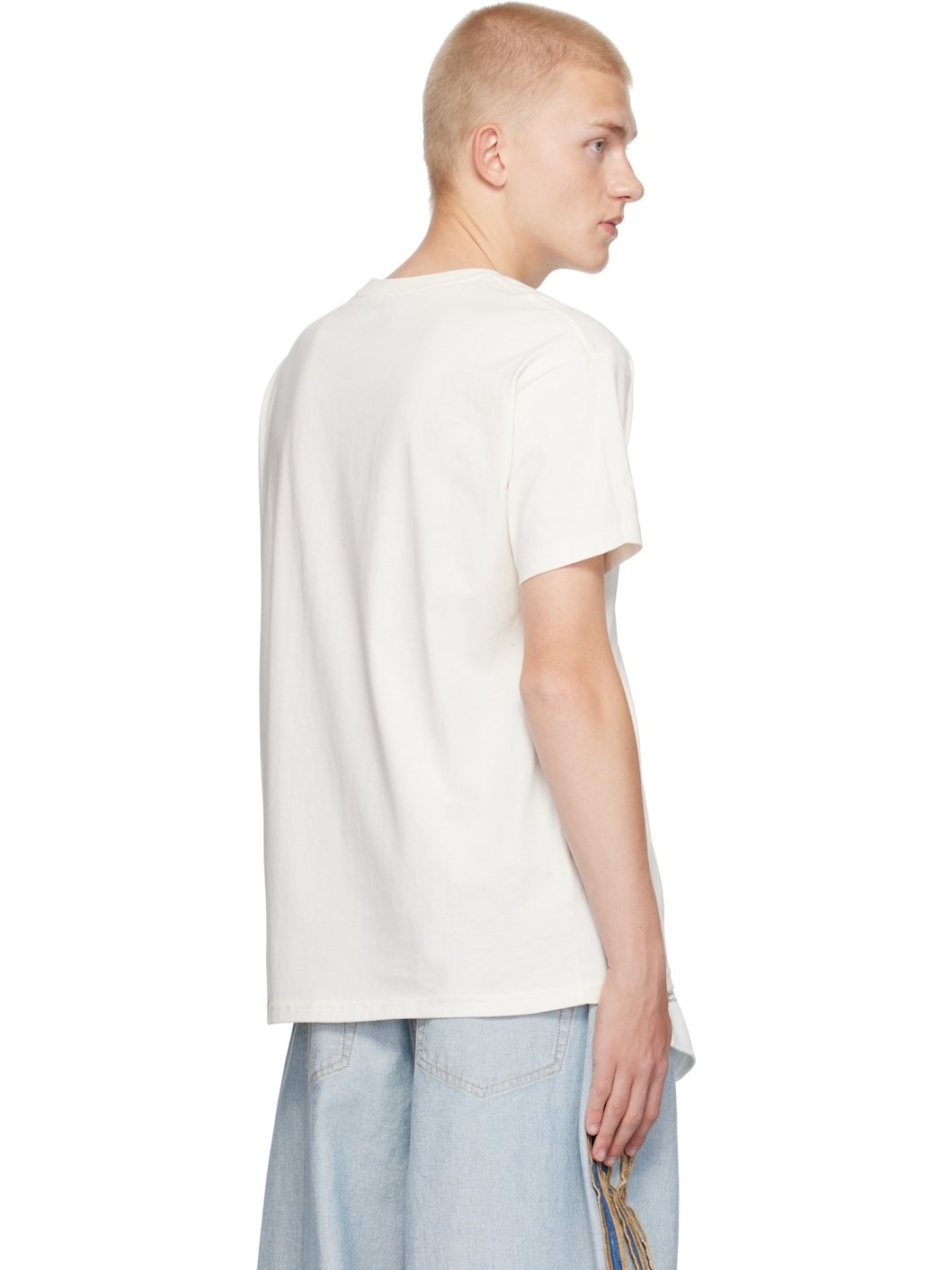 White Sunken Orb Classic T-shirt - 3