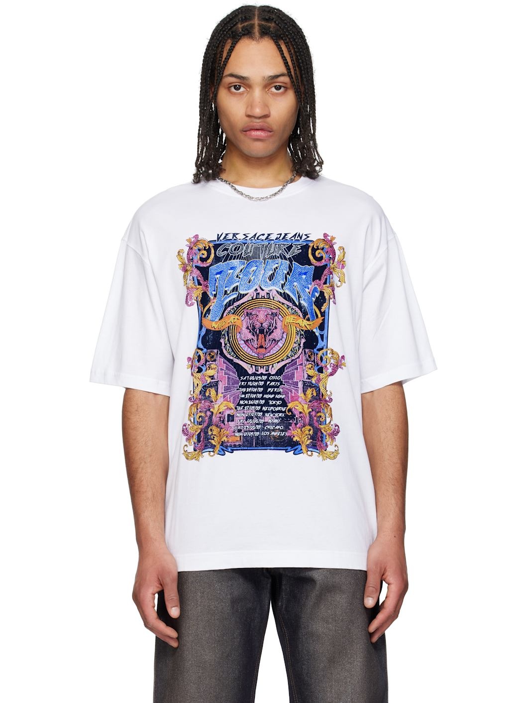 White Logo Tour T-shirt - 1