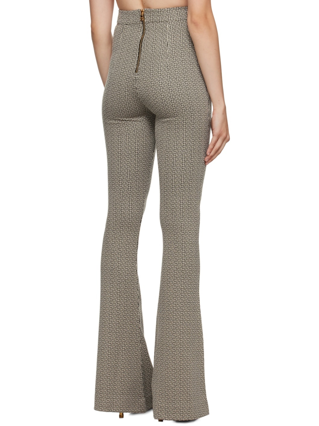 Beige Monogrammed Lounge Pants - 3