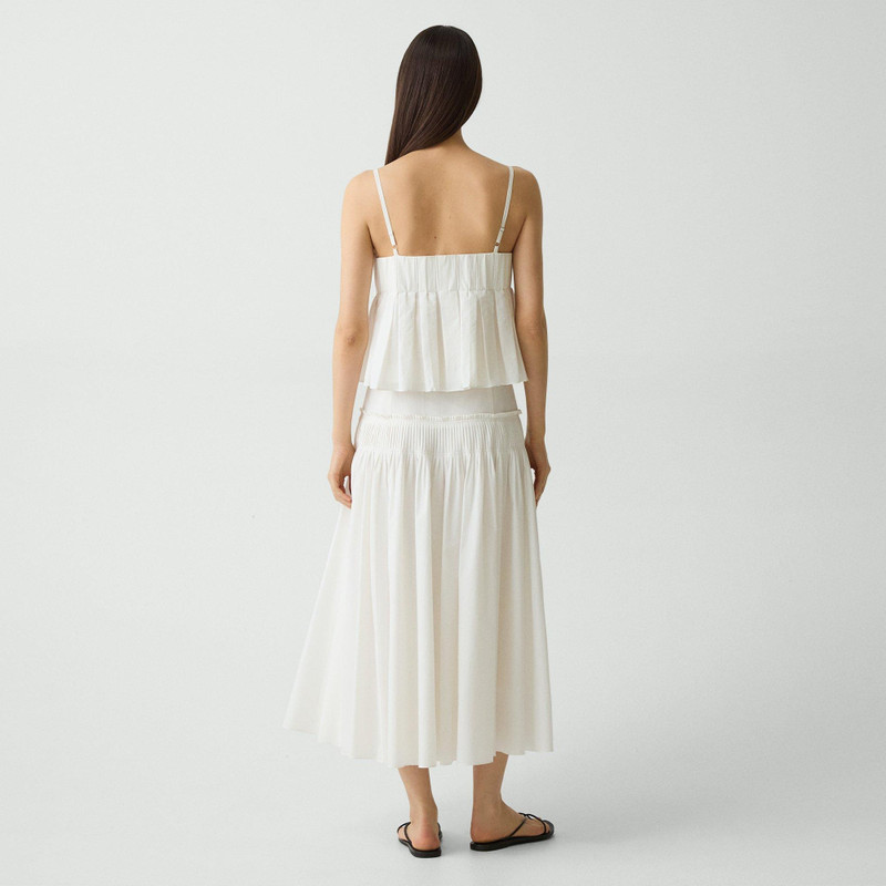 Theory Accordion Maxi Skirt in Cotton-Blend outlook