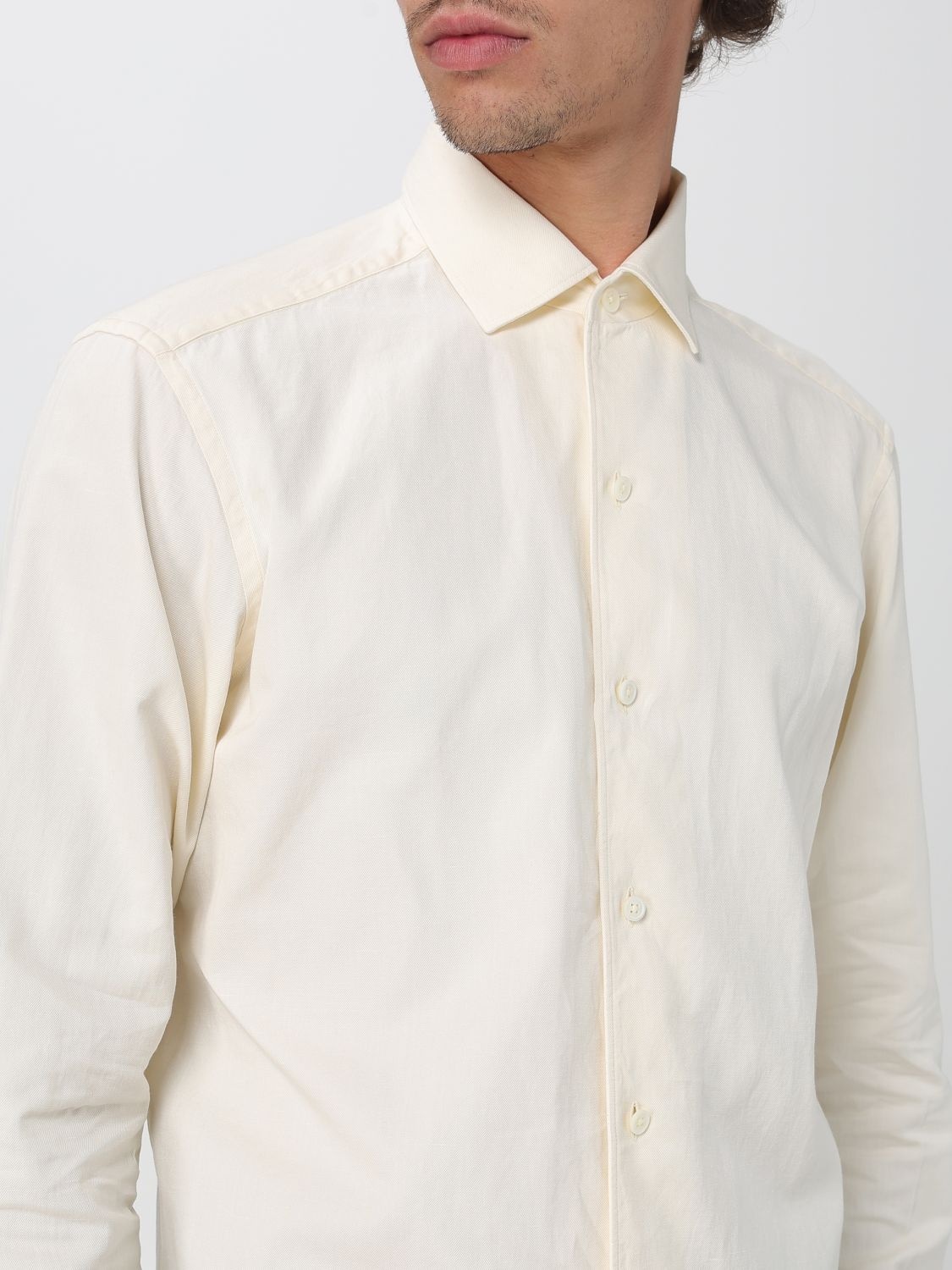 Zegna Shirt Men White - 4