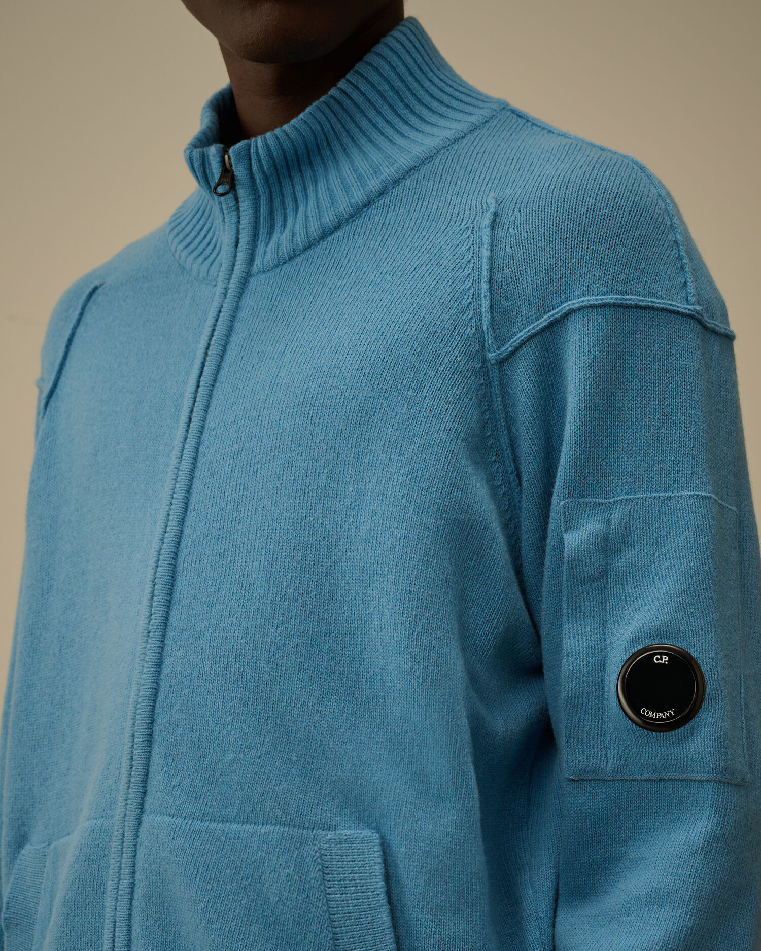 Lambswool GRS Full Zip Sweater - 5