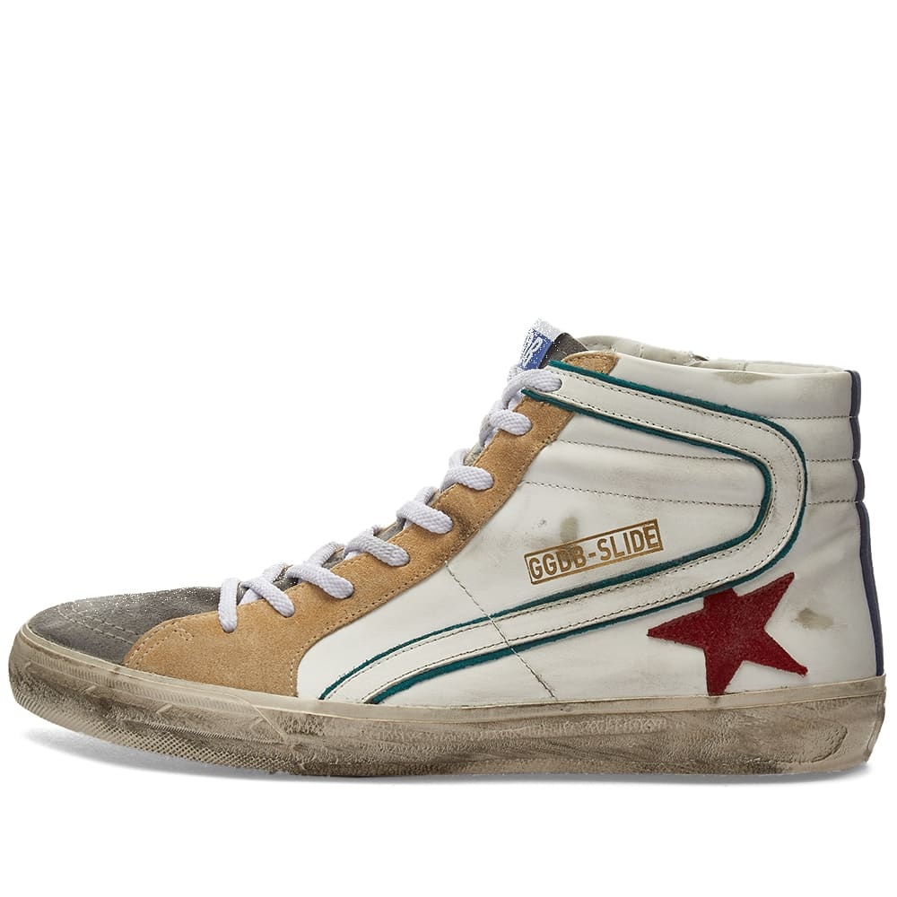 Golden Goose Slide Leather & Suede Hi Sneaker - 2