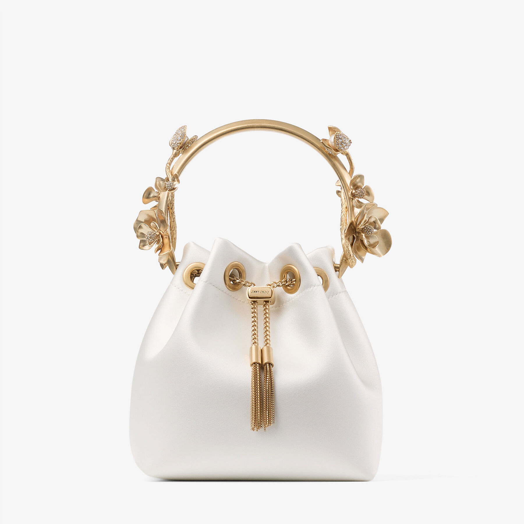 Bon Bon
Ivory Satin Flower Bag - 1