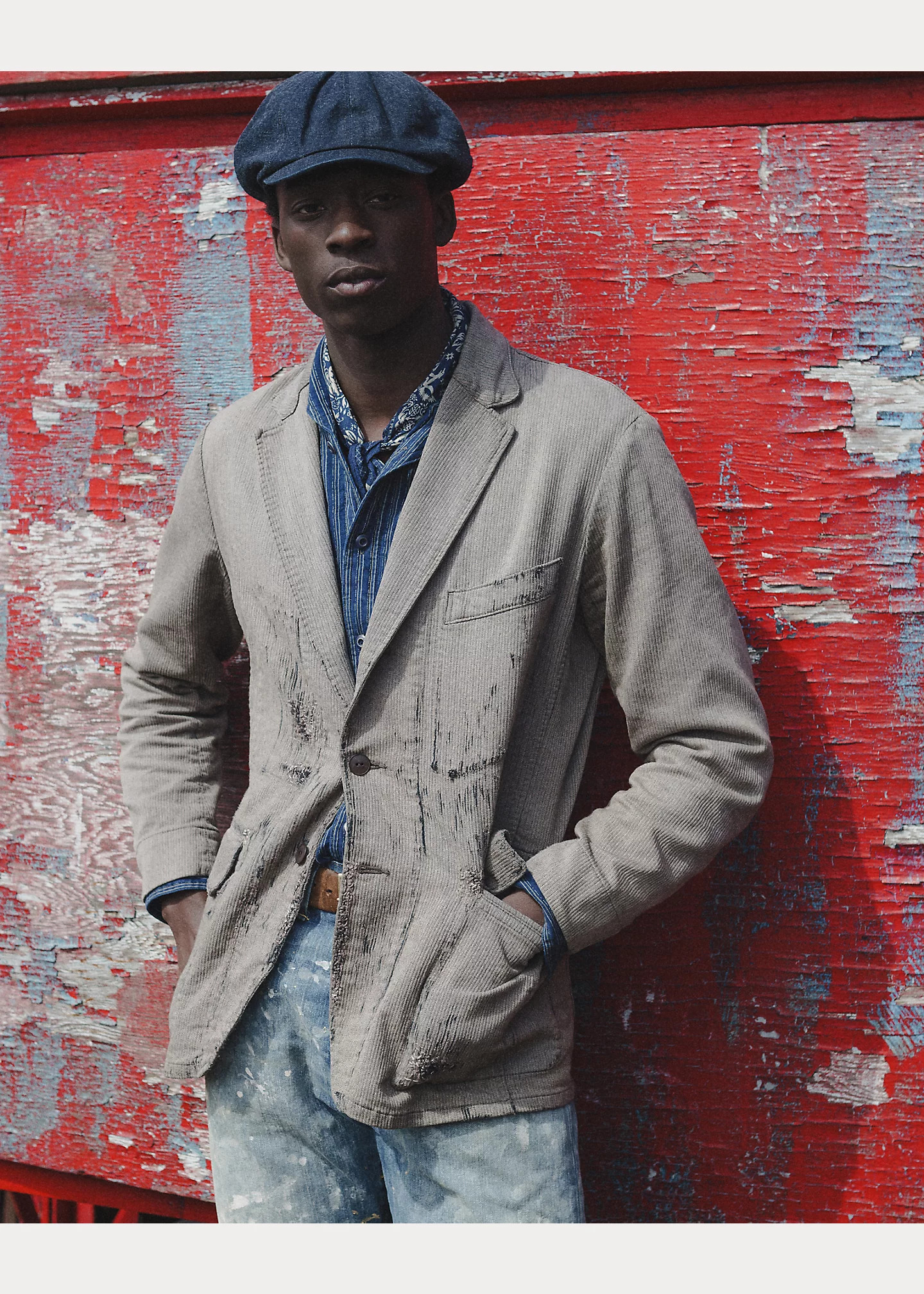 Indigo Striped Double-Faced Workshirt - 6