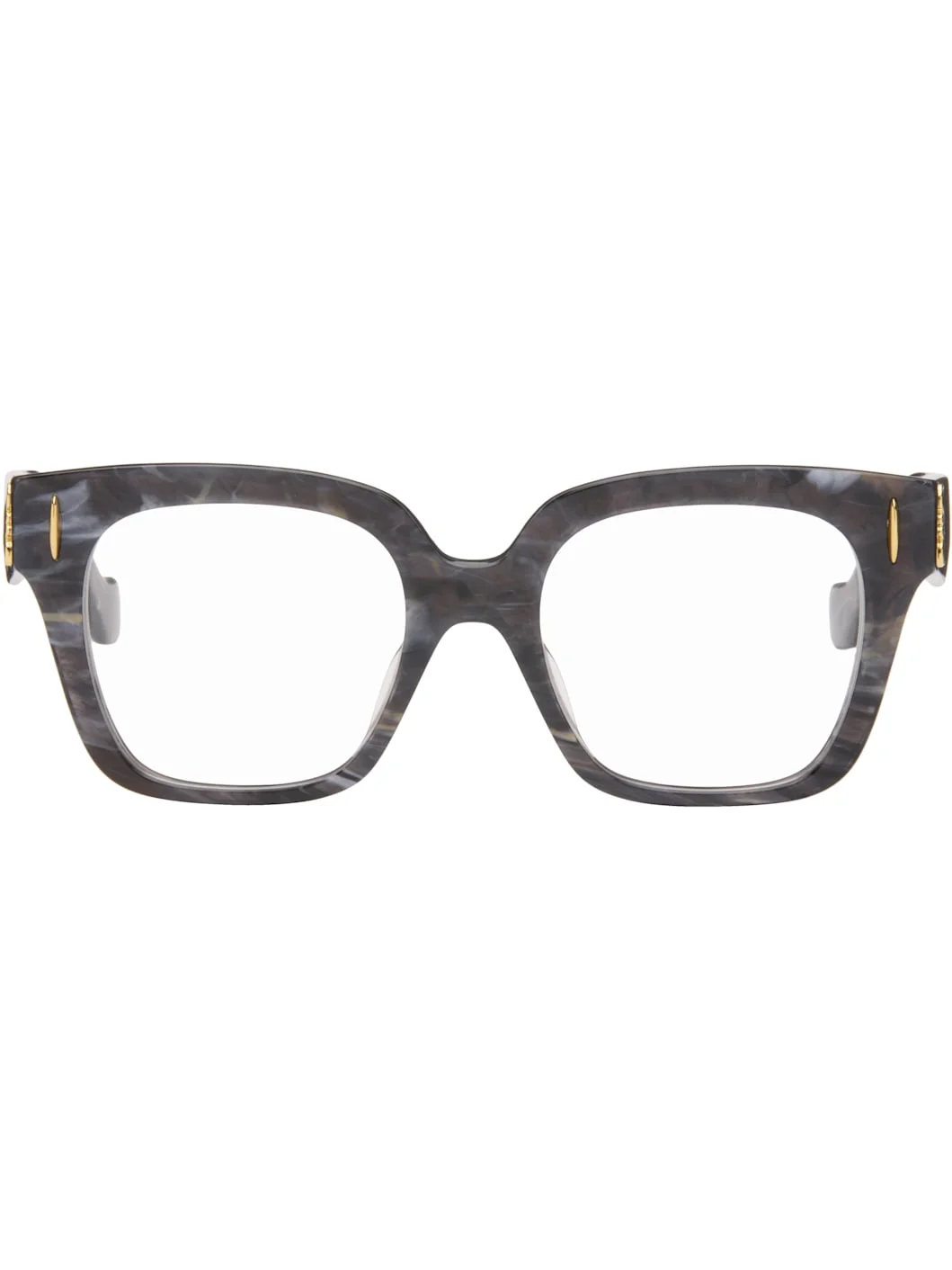 Black & Gray Anagram Glasses - 1