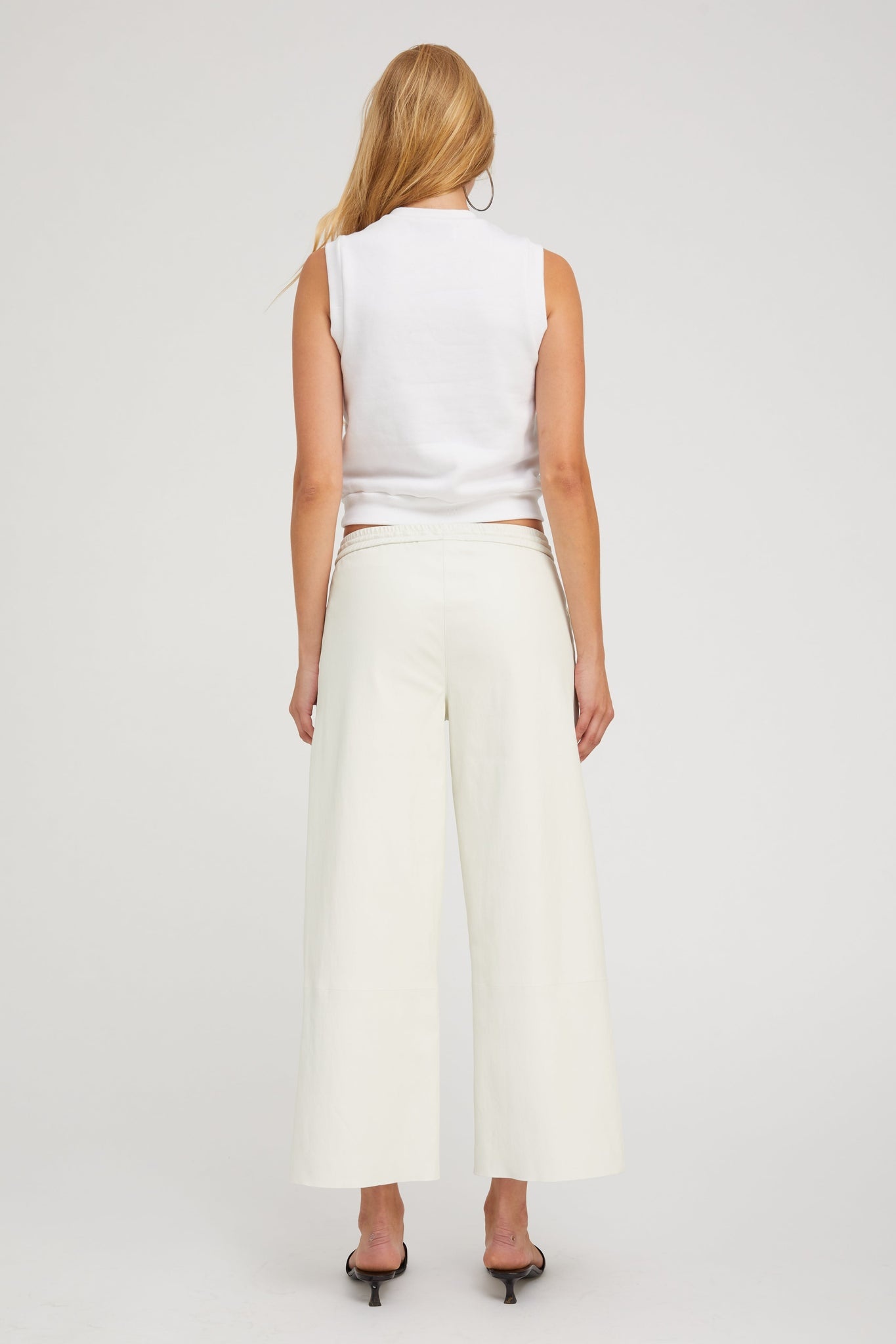WHITE SHRUNKEN VEST - 5