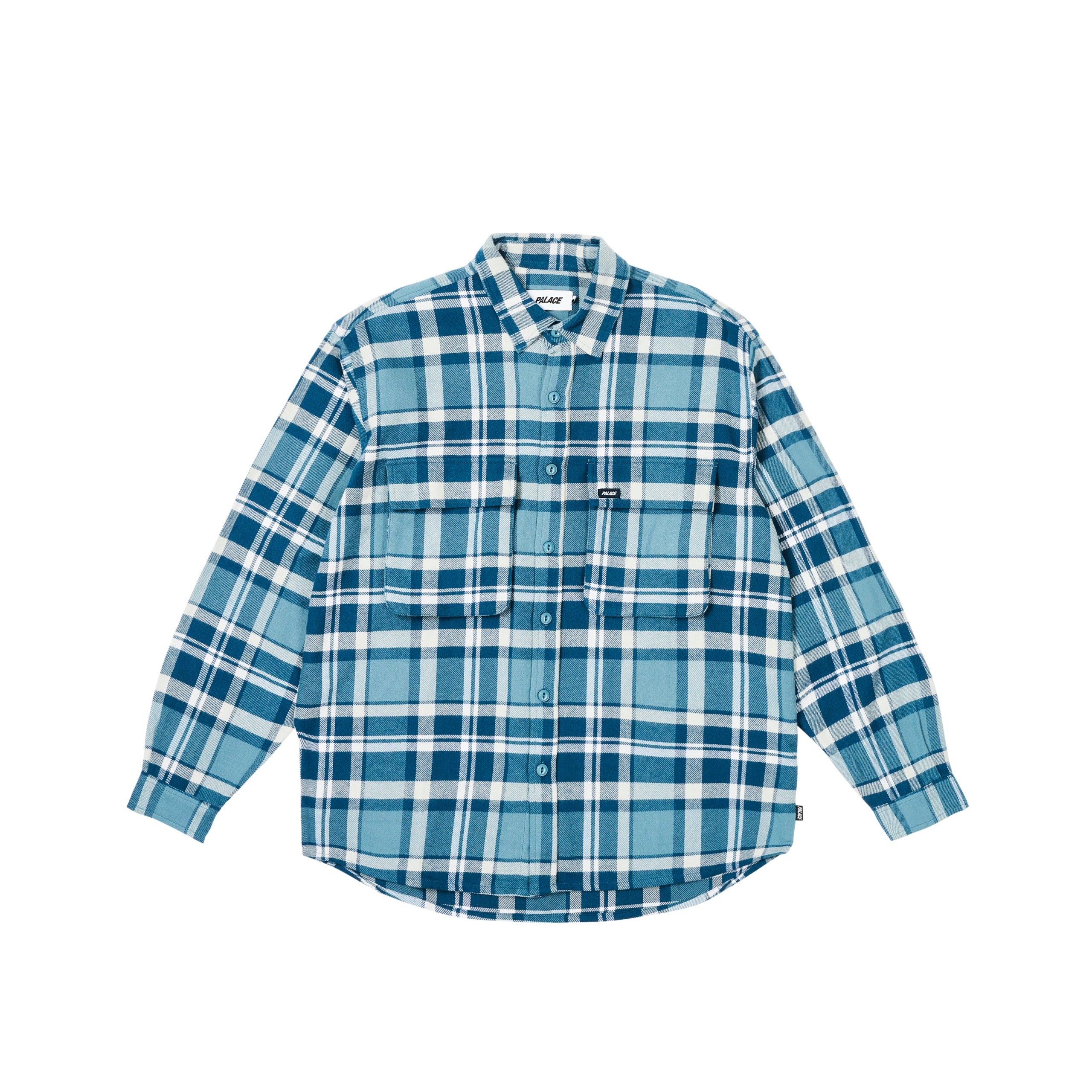 CHECK SHIRT NAVY - 1