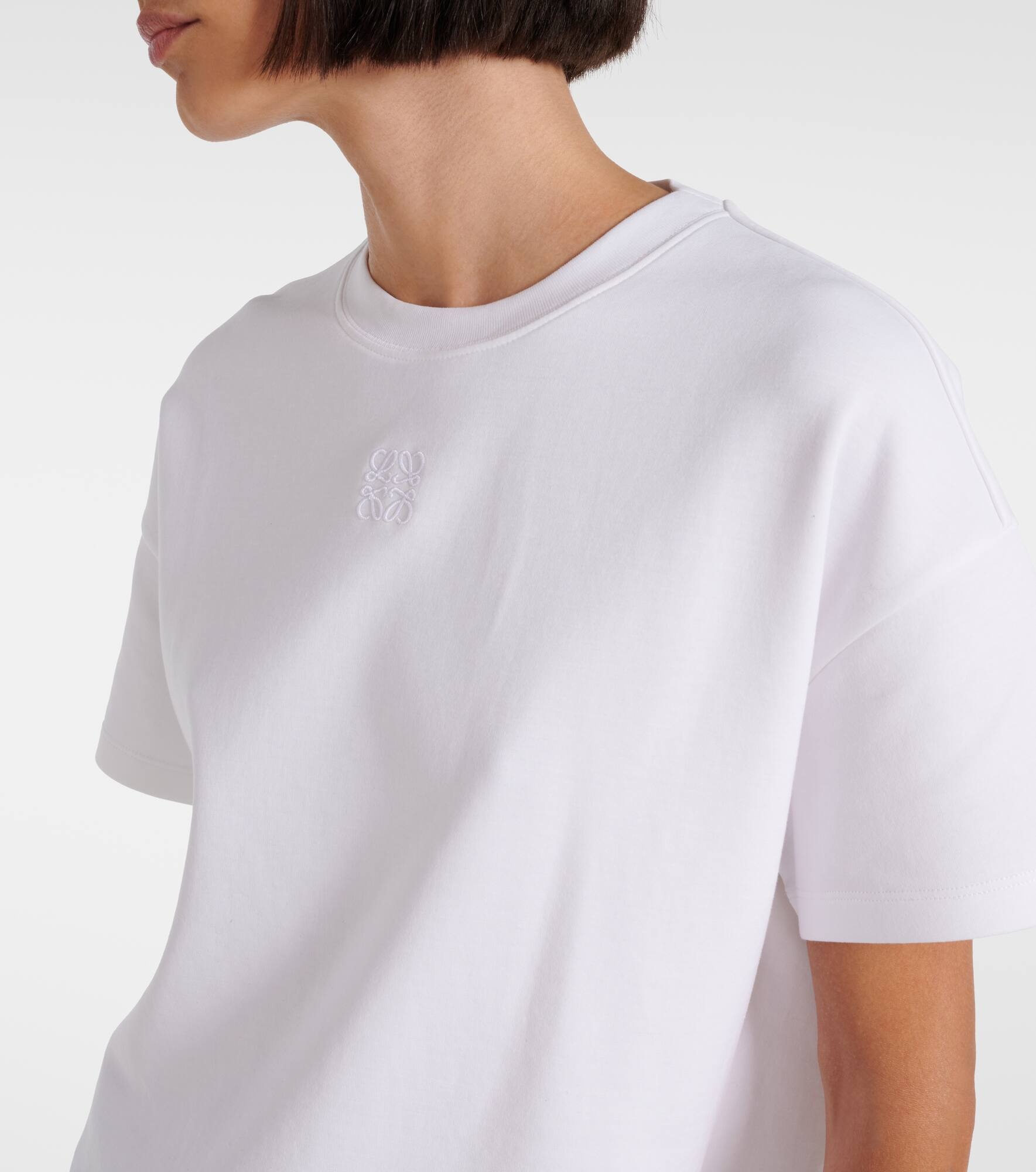 Cotton-blend T-shirt - 4