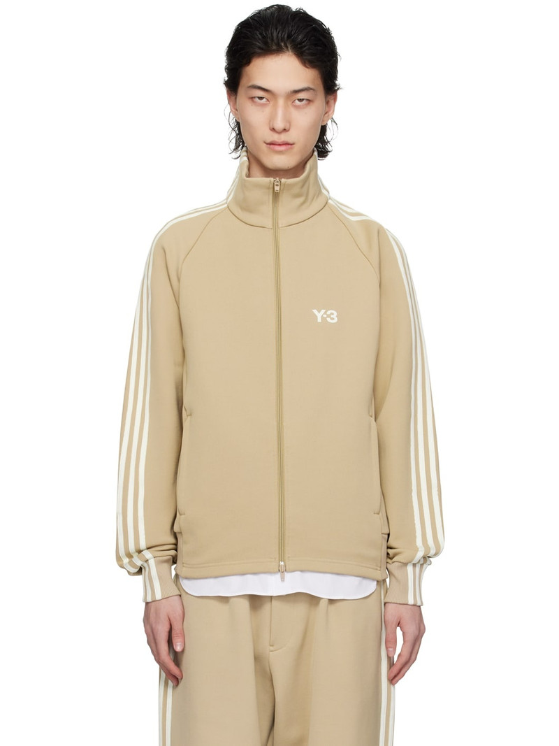 Taupe 3 Stripes Jacket 1