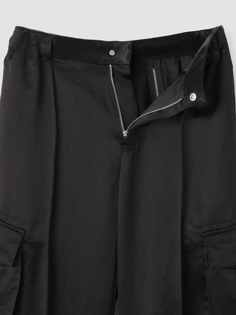 SATIN CARGO PANTS 4