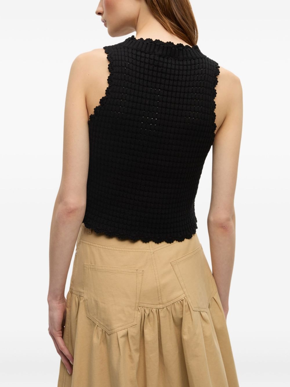 crochet-knit top - 4