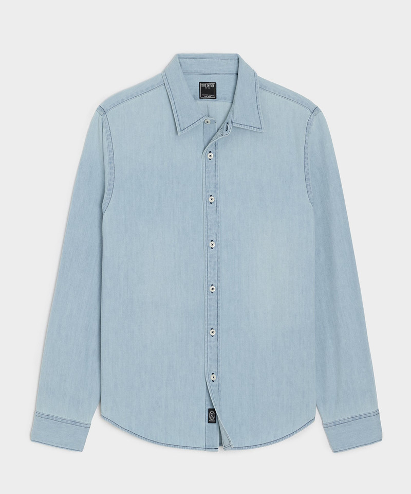 Denim Point Collar Shirt 1