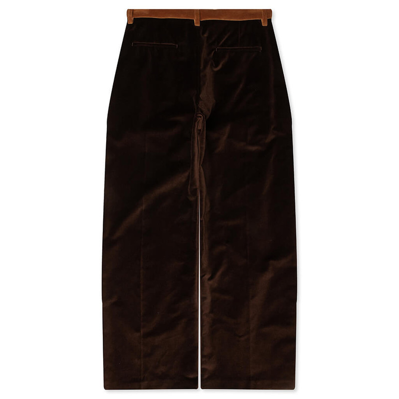 Marni COTTON VELVET TROUSERS - WENGE outlook