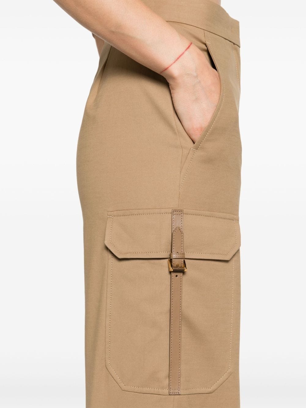 Edda high-waisted cargo trousers - 5