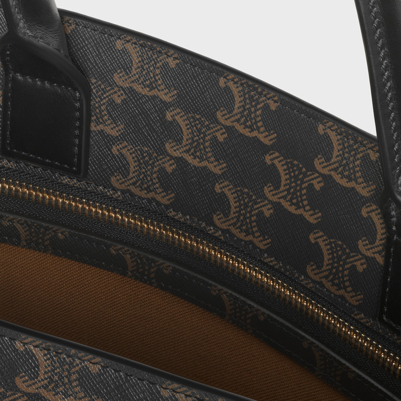 Medium Vertical Cabas in Triomphe Canvas with Celine Print 4