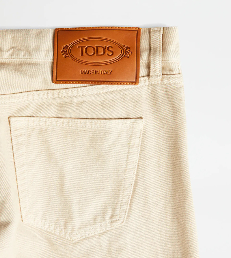 TOD'S 5 POCKET TROUSERS - BROWN 9