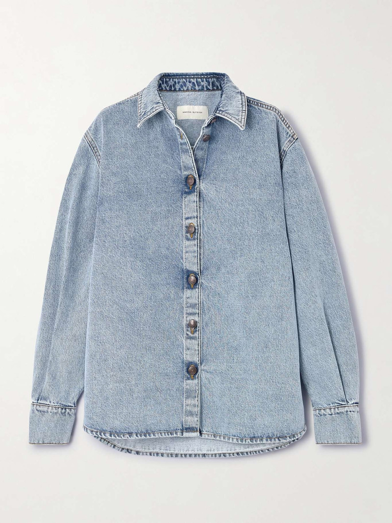 Oversized denim shirt - 1