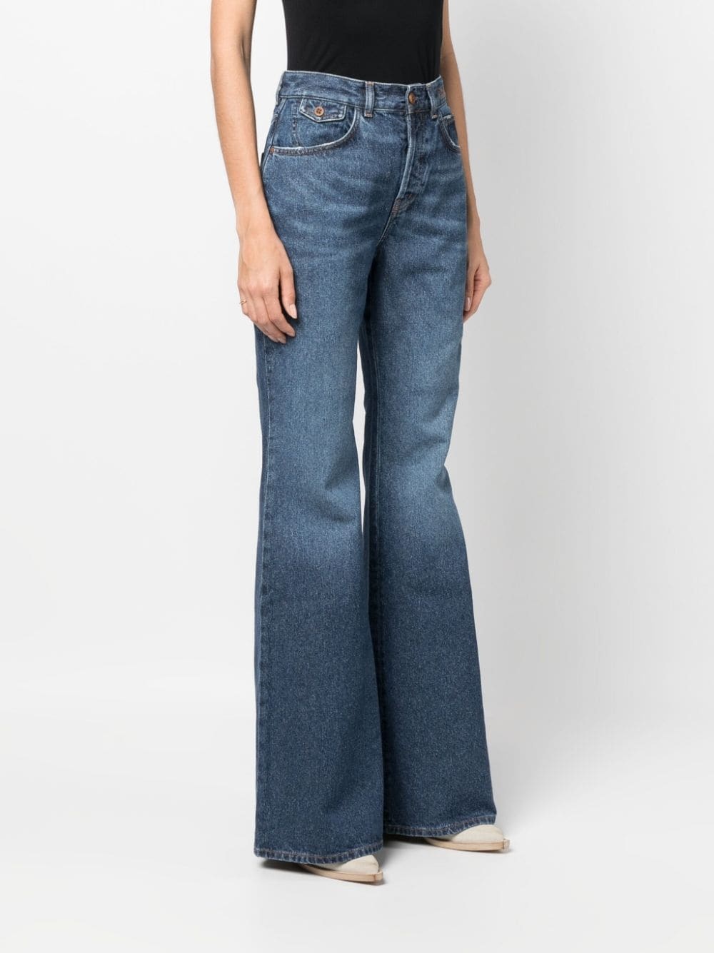 high-rise flared jeans - 3