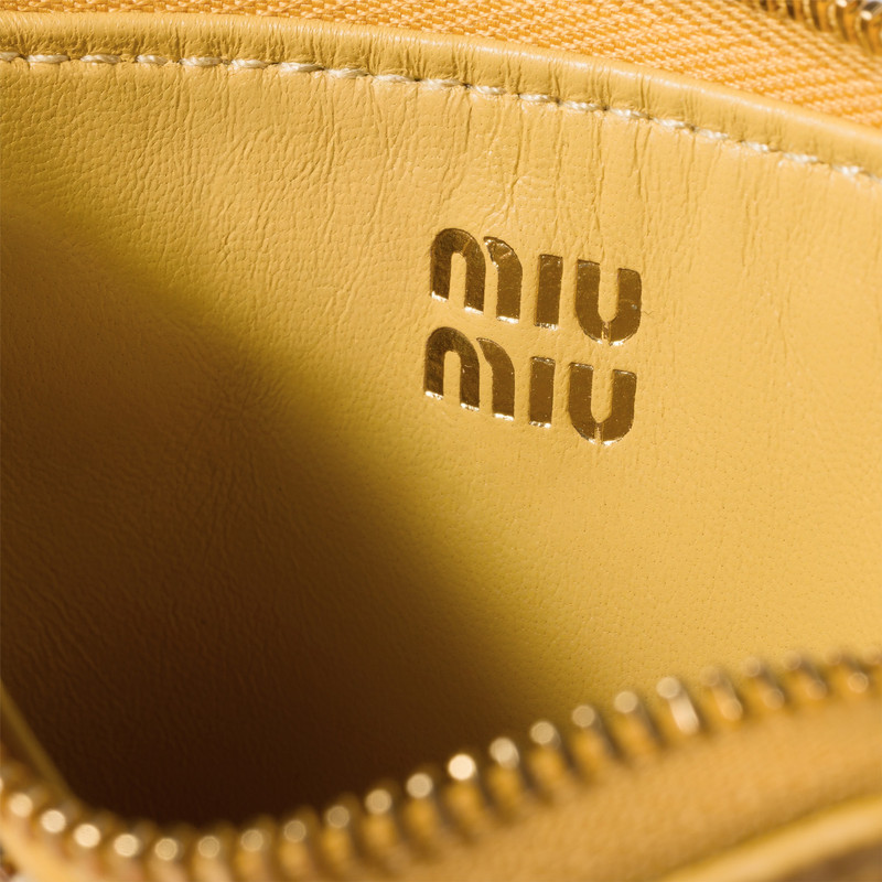 Miu Miu Leather pouch card holder outlook