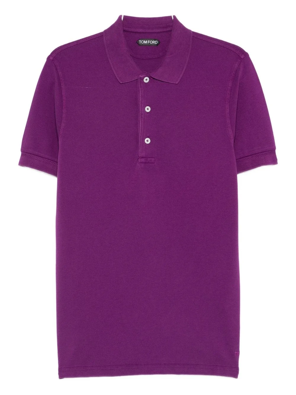 Cotton blend polo shirt - 1
