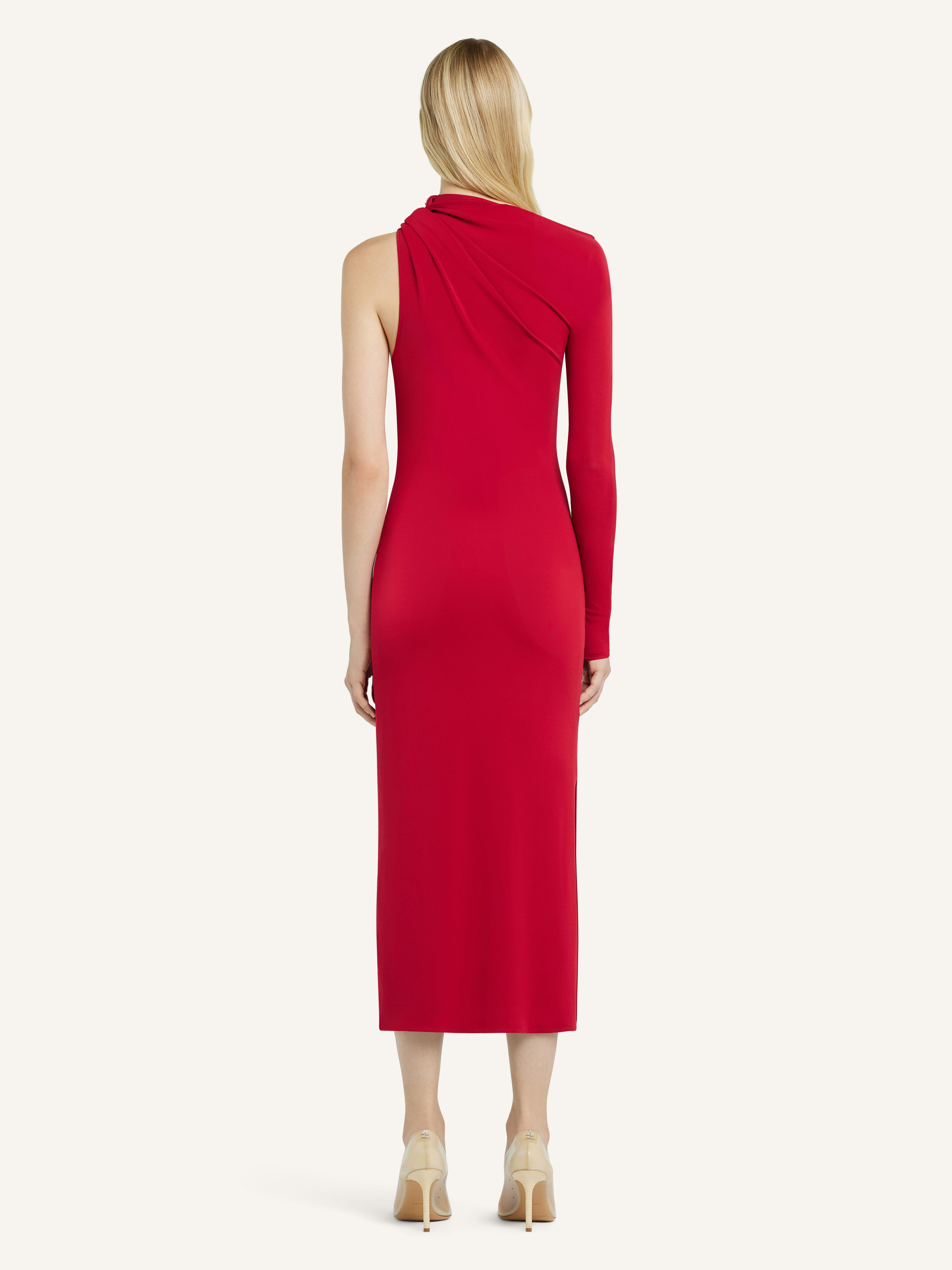 ASYMMETRIC LONG DRESS - 4